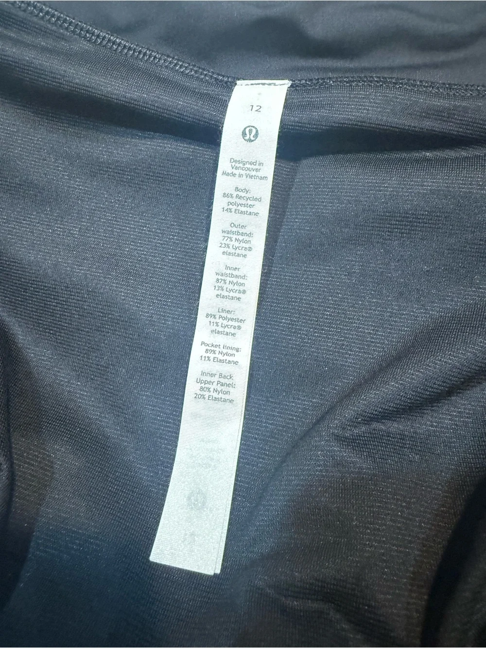 lululemon athletica Black speed up low rise shorts 2.5”. Size 12. EUC.
